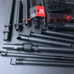 High Quality RJX 30mm 40mm 50mm UAV Drone Clamp Carbon Fiber Pipe Aluminum Clamps Wholesale Price Square Round Pipe Clamps